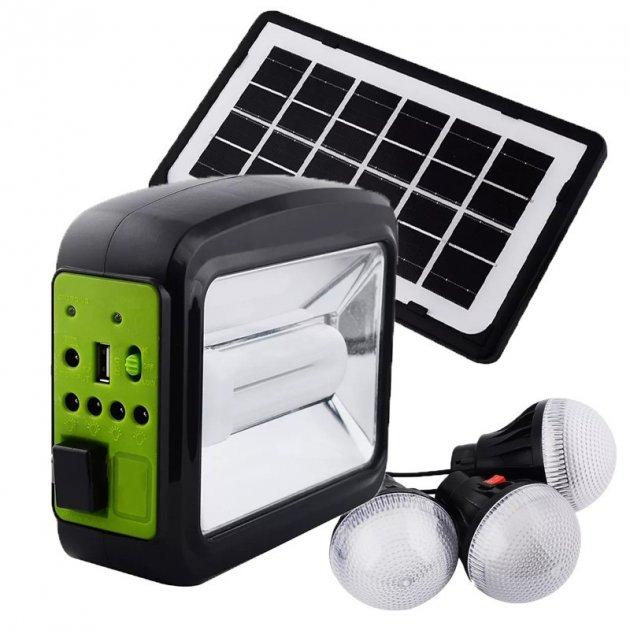 Кемпинговый фонарь на солнечной батарее CCLAMP CL-01 с Power Bank и 3 лампочками.