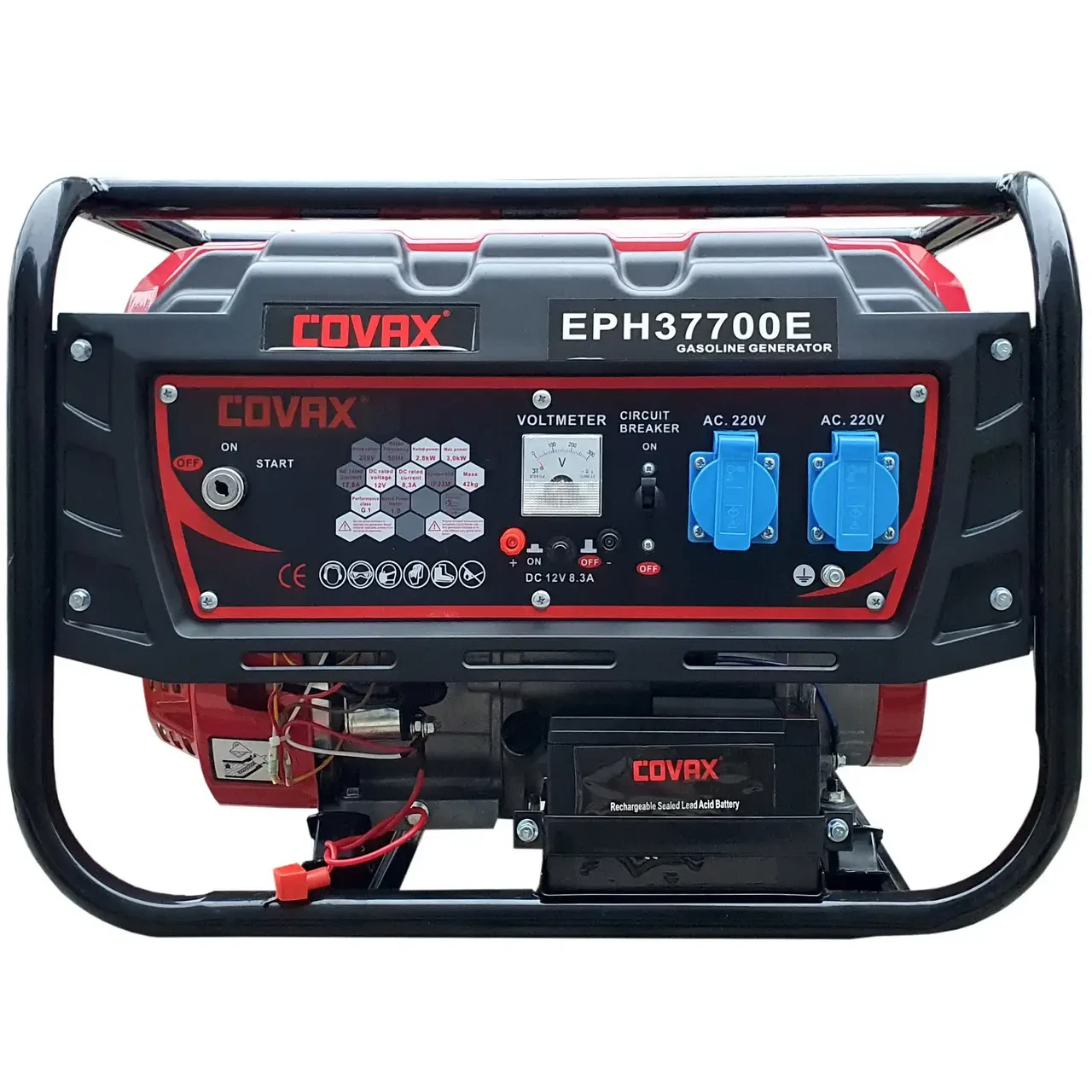 Генератор COVAX EPH37700E 3KW PETROL (KEY START)