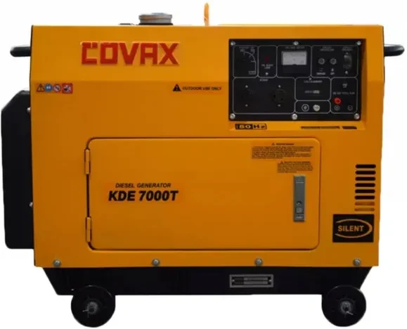Генератор COVAX kde7000t (5kw disk silent) (automat start)