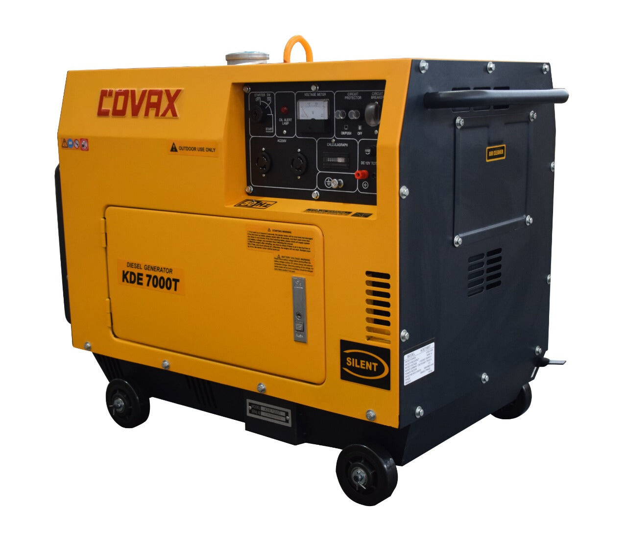 Генератор COVAX kde7000t (5kw disk silent) (automat start)