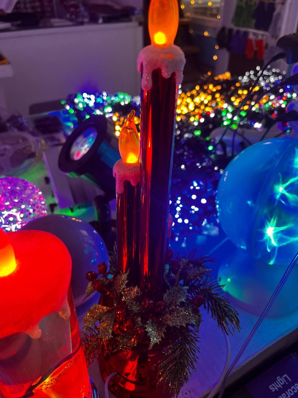 Acrylic LED Candle Decor (свеча)