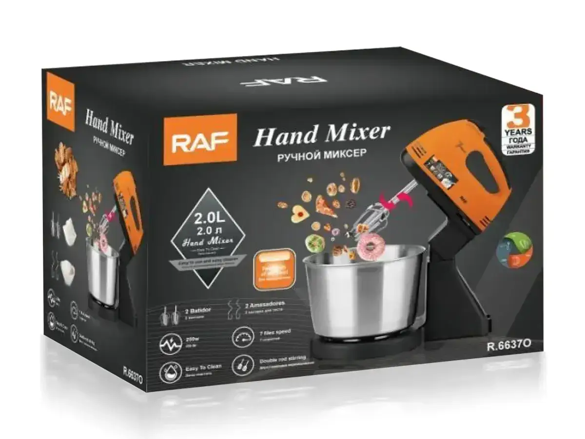 Миксер с чашей RAF R6637O