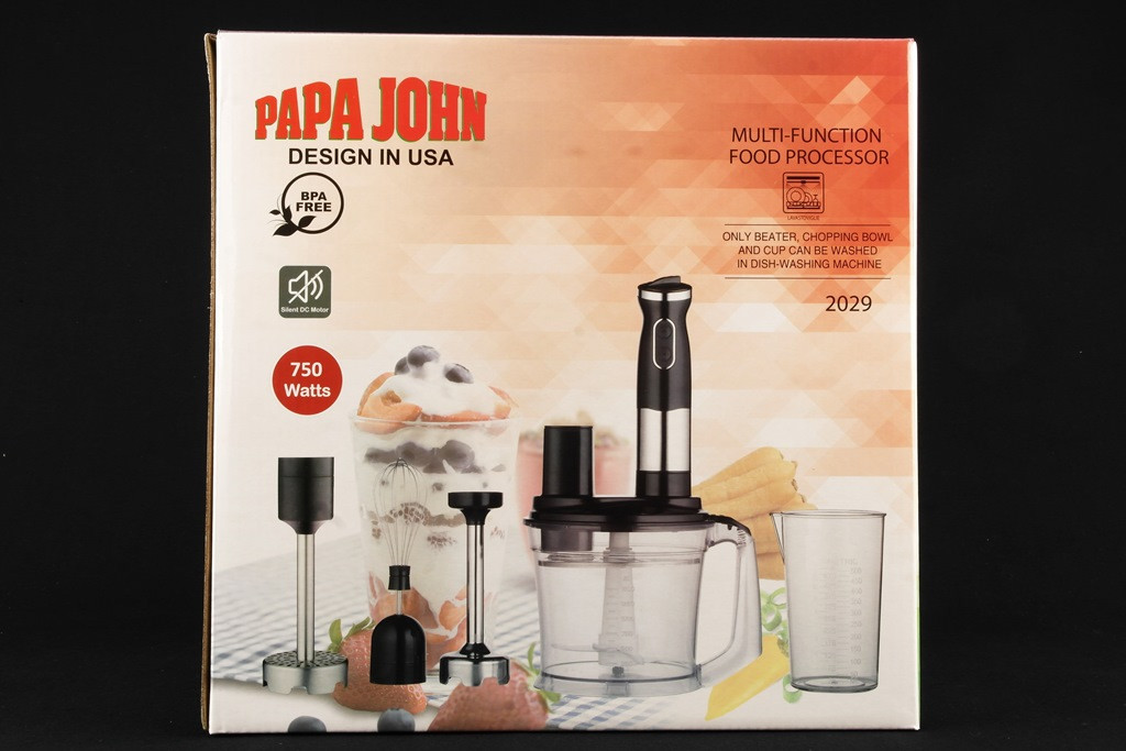 Блендер Кухонний Комбайн Food Processor 5 в 1 Papa John 2029