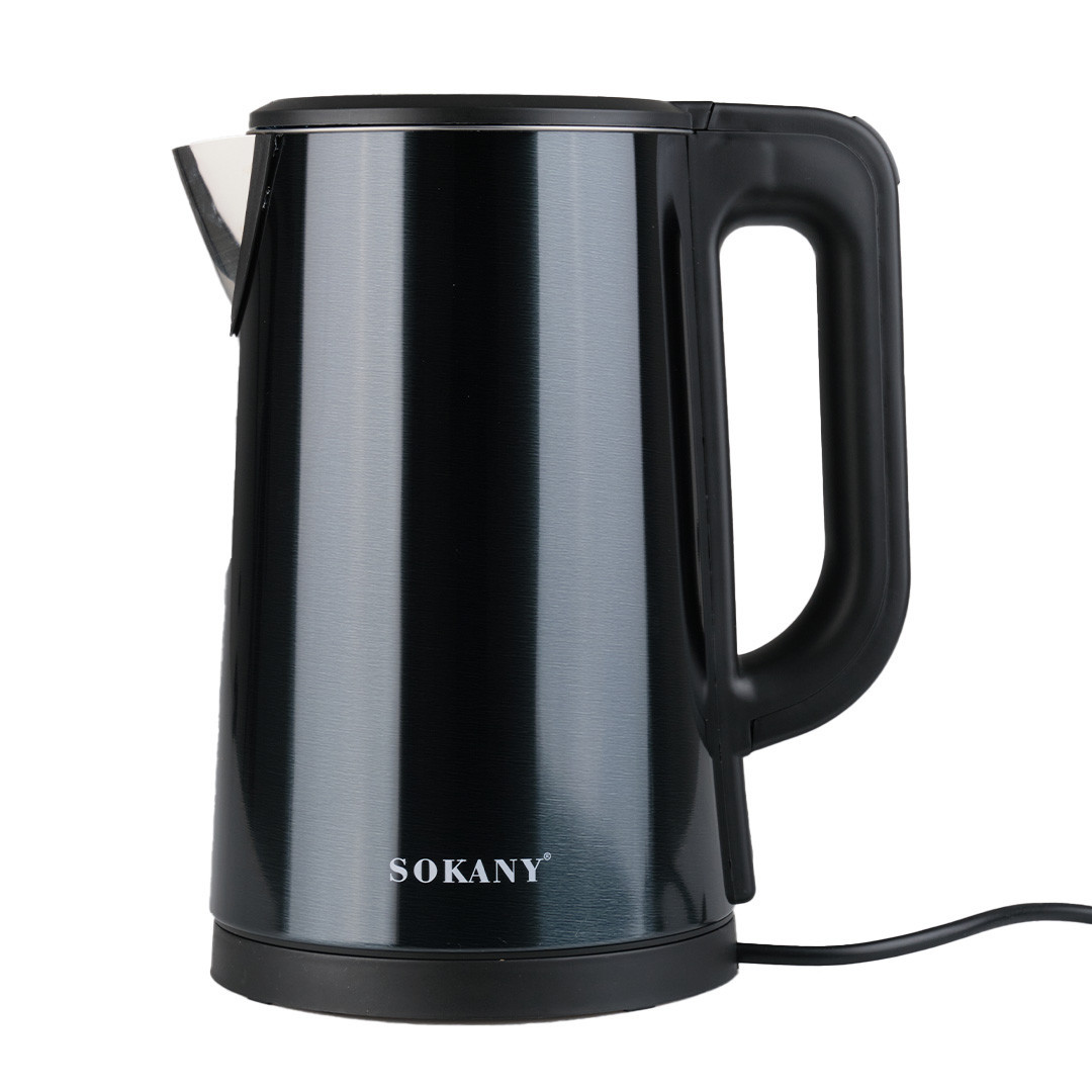 Электрочайник из нержавейки на 2,5 л 1500 Вт Sokany SK-SH-1088 Черный