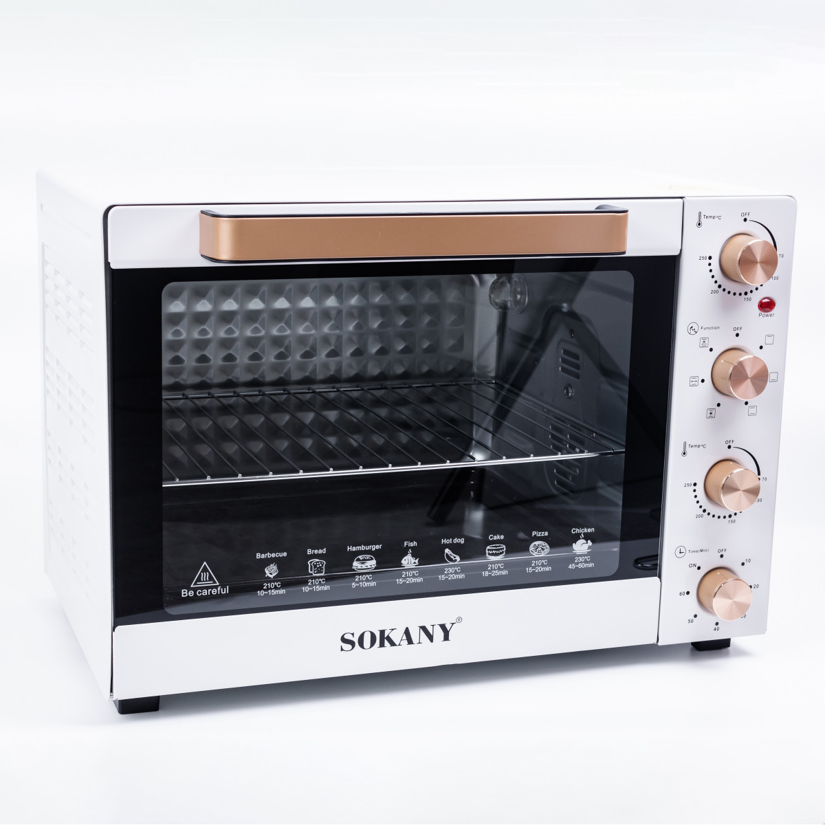 Духовка электрическая настольная Sokany 1700 Вт 60 л.