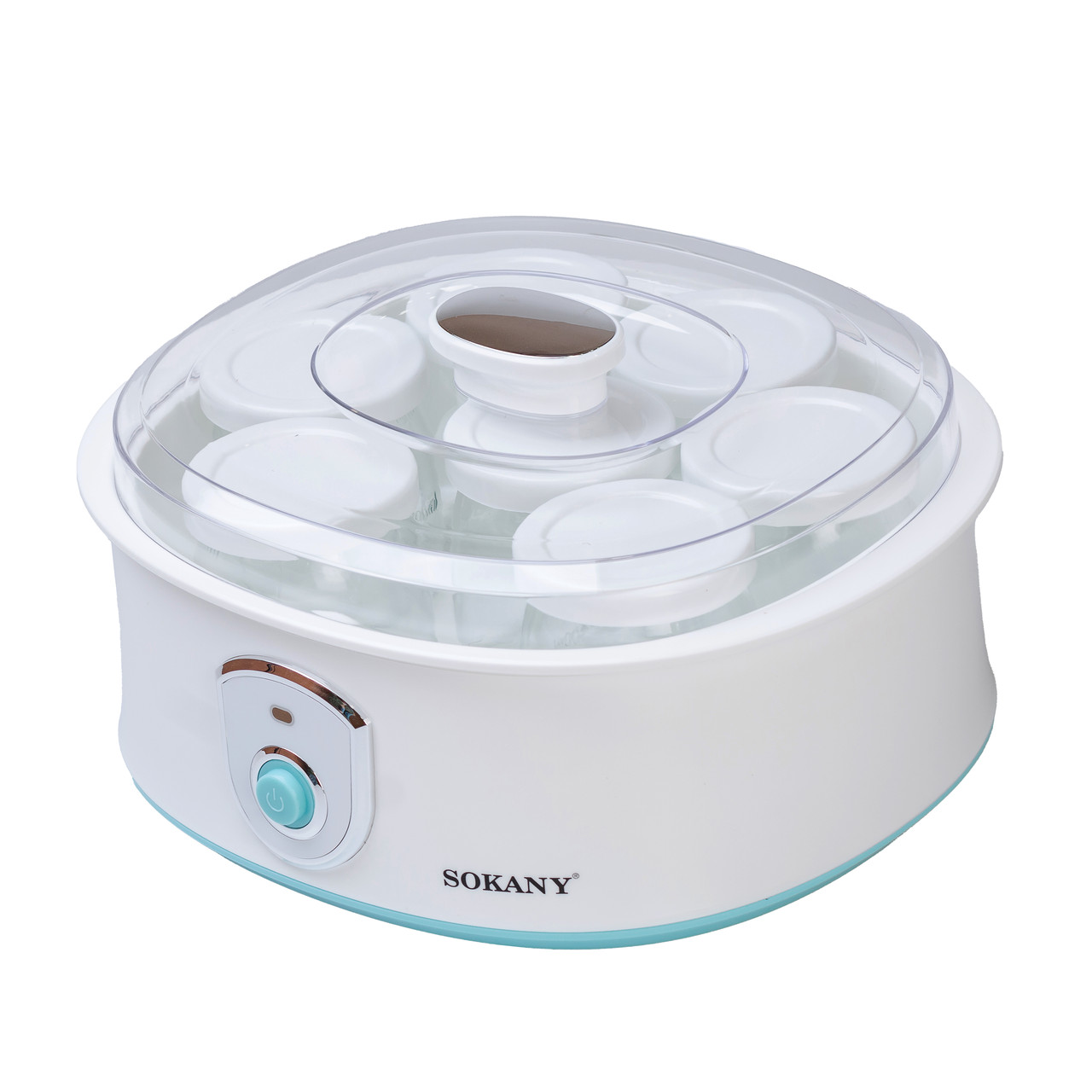 Йогуртница электрическая Sokany Yogurt Maker с баночками и таймером.