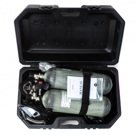 Дыхательный аппарат SCBA с воздушным баллоном 6.8 л, 300 Бар, стандарт EN 12245, Китай