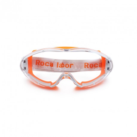 Очки защитные ROCA LABOR с прозрачной линзой (антизапотевание, антидрапин, УФ-защита, ПК стекло)