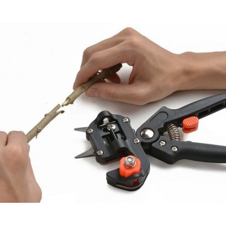 Секатор прививочный Professional Grafting Tool с 3 сменными лезвиями для прививки деревьев и растений