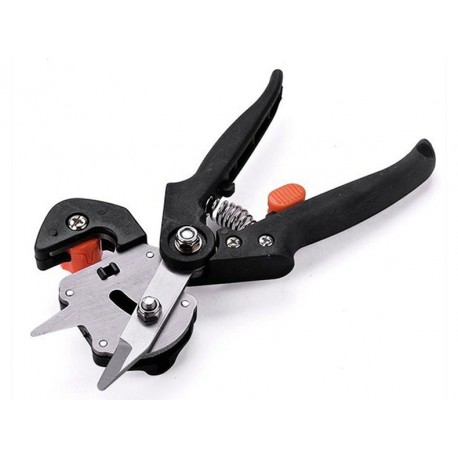 Секатор прививочный Professional Grafting Tool с 3 сменными лезвиями для прививки деревьев и растений