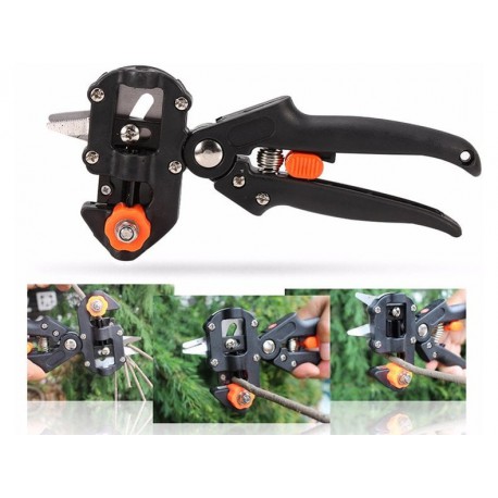 Секатор прививочный Professional Grafting Tool с 3 сменными лезвиями для прививки деревьев и растений