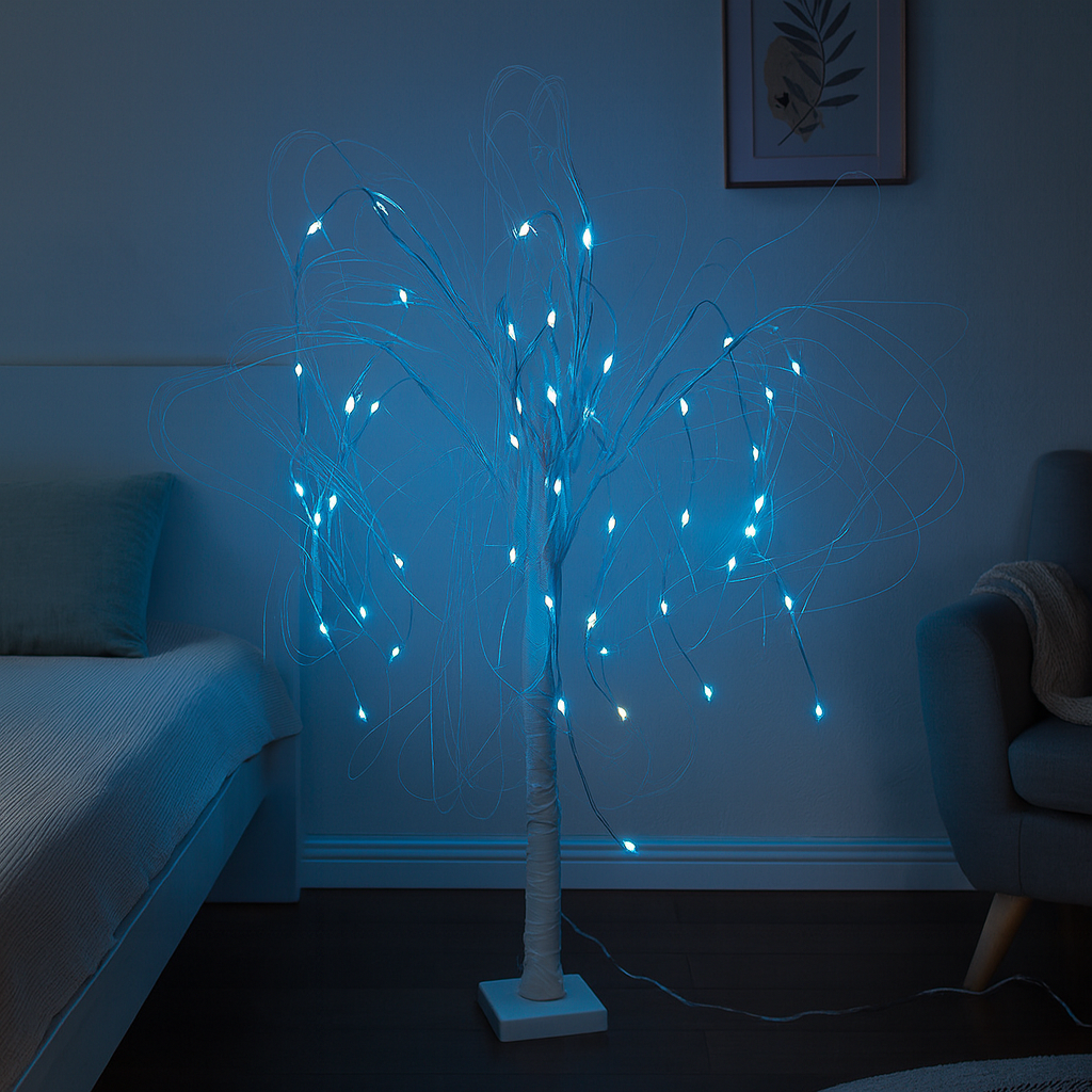 LED-дерево «Ива» 0,6м, 48 LED, RGB, пульт + мобильное приложение