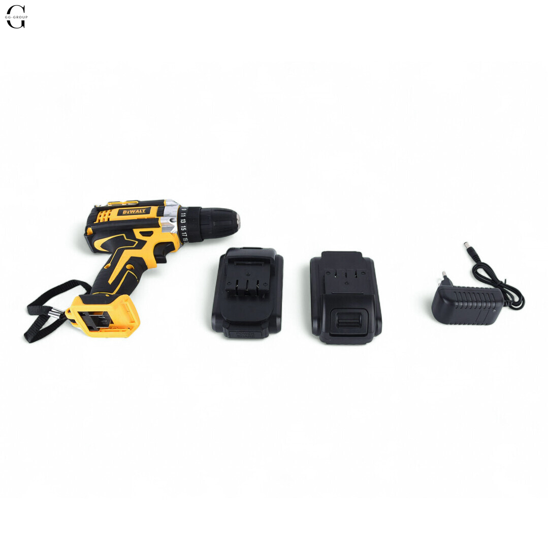 Шуруповерт аккумуляторный DeWalt 24V  в кейсе, 2 аккумулятора 5.0Ah