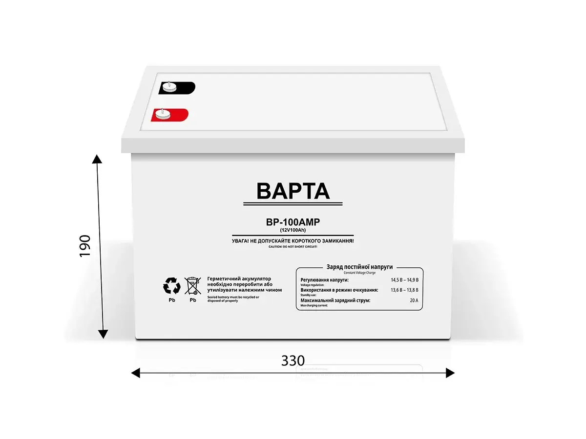 Гелевый аккумулятор 100 ah 12v