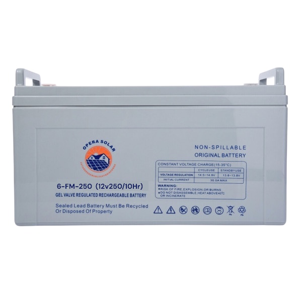 Гелевый аккумулятор 12V 250Ah SOLAR аккумуляторная батарея 24 год выпуска