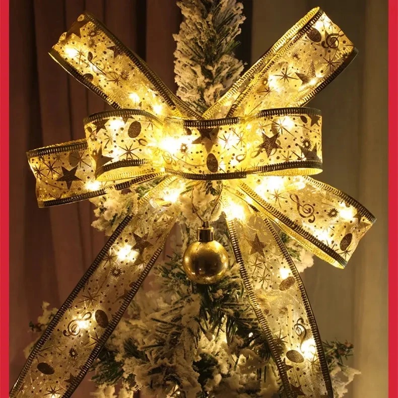 Светодиодная елочная гирлянда в виде ленты 50 Led 5 метров Christmas Decoration Желтый