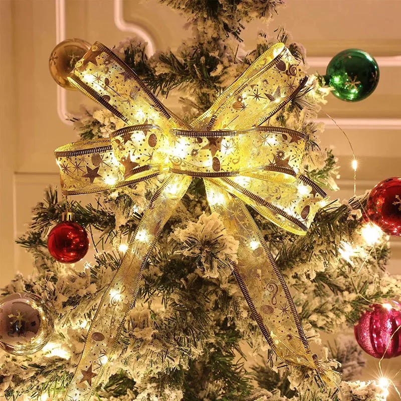 Светодиодная елочная гирлянда в виде ленты 50 Led 5 метров Christmas Decoration Желтый