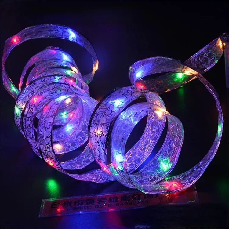 Светодиодная елочная гирлянда в виде ленты 50 Led 5 метров Christmas Decoration Микс