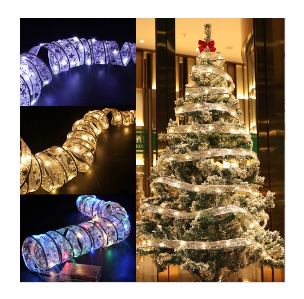Светодиодная елочная гирлянда в виде ленты 50 Led 5 метров Christmas Decoration Микс